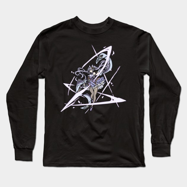 Keqing Genshin Impact Long Sleeve T-Shirt by MaxGraphic